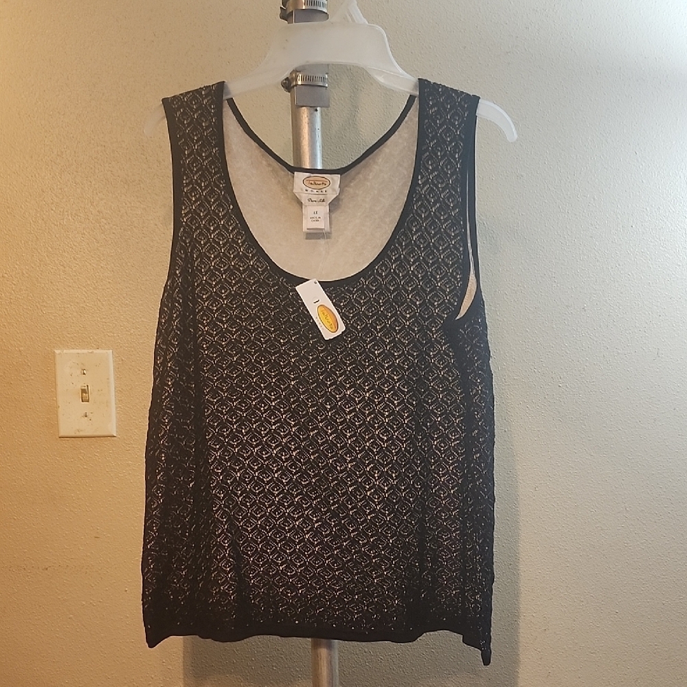 Talbots Black Tank